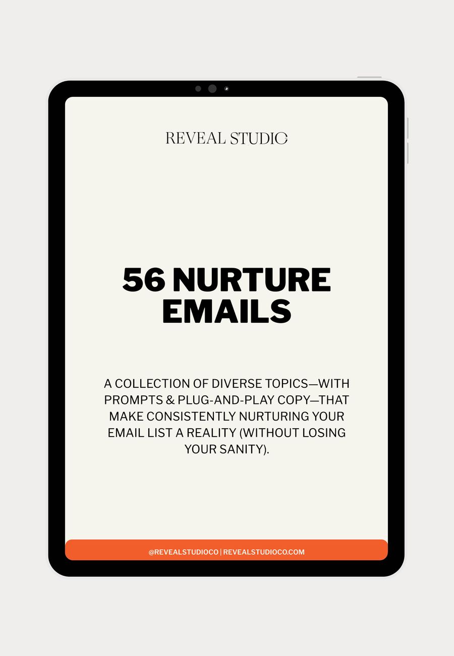 56 Nurture Emails & Social Media Prompts