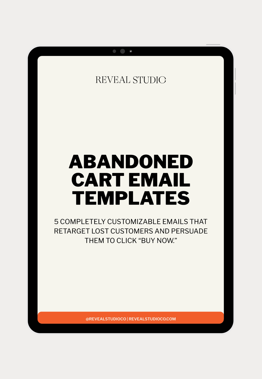 Abandoned Cart Email Templates