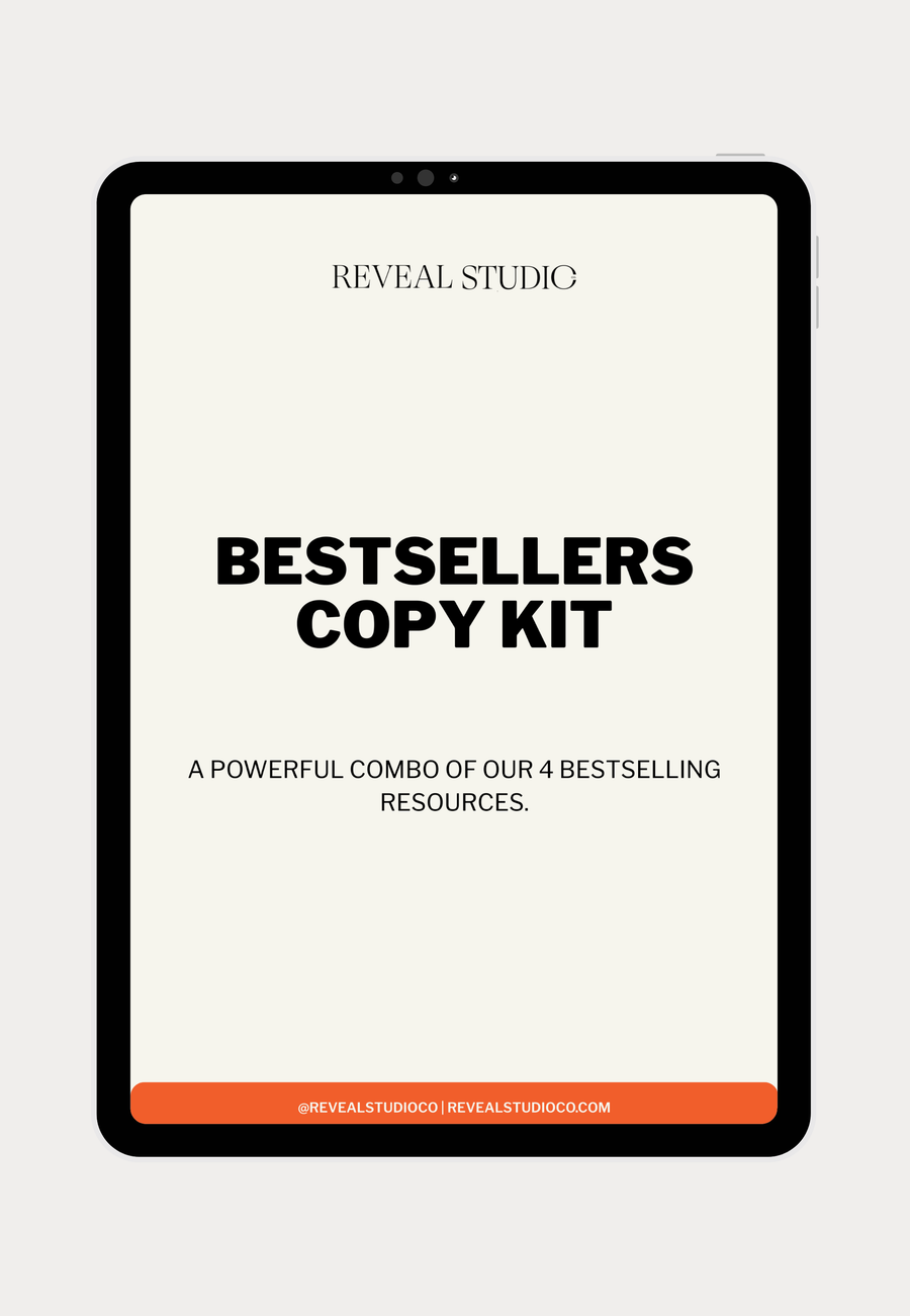 Bestsellers Copy Kit