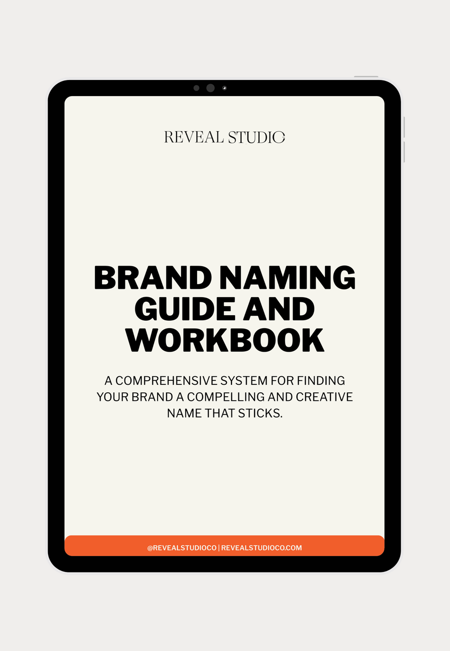 Brand Naming Guide and Workbook