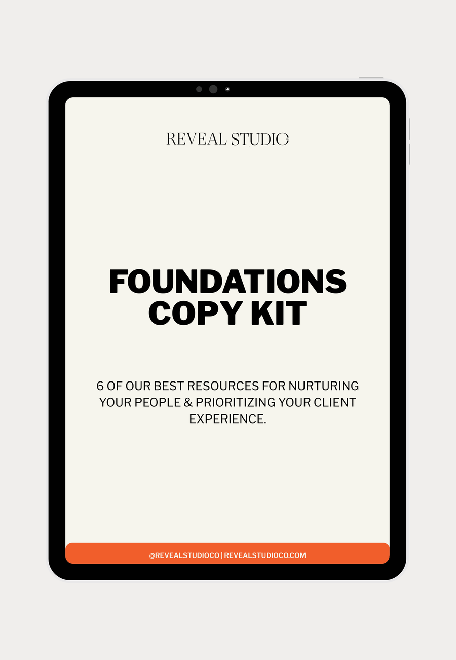 Foundations Copy Kit