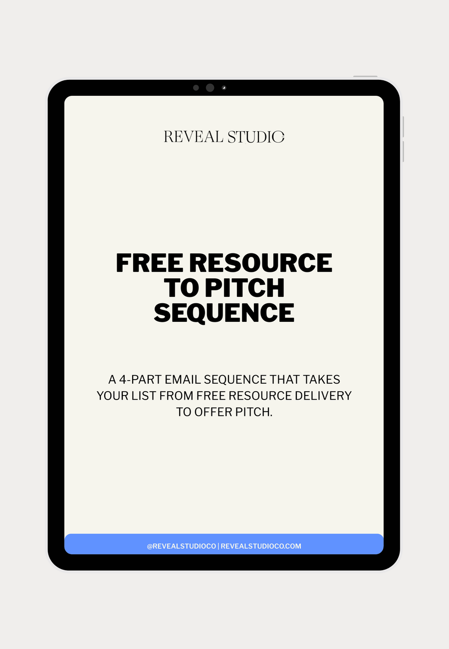 Free Resource To Pitch Sequence