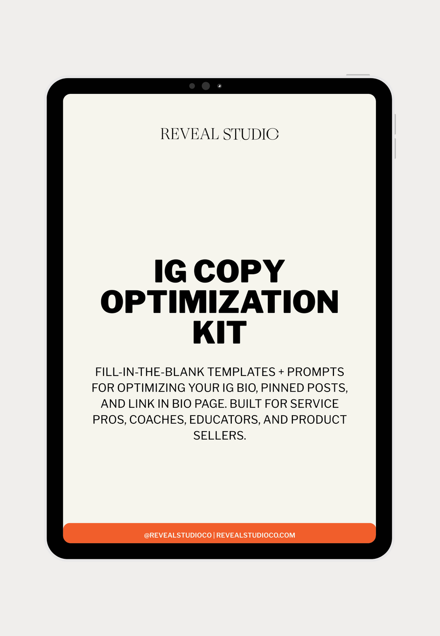 IG Copy Optimization Kit