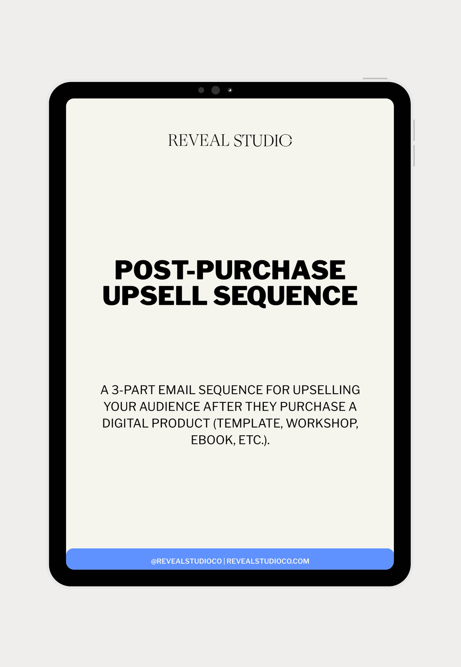 Post-Purchase Upsell Sequence