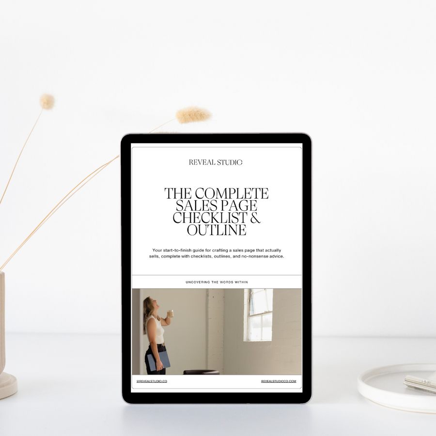 The Complete Sales Page Checklist & Outline