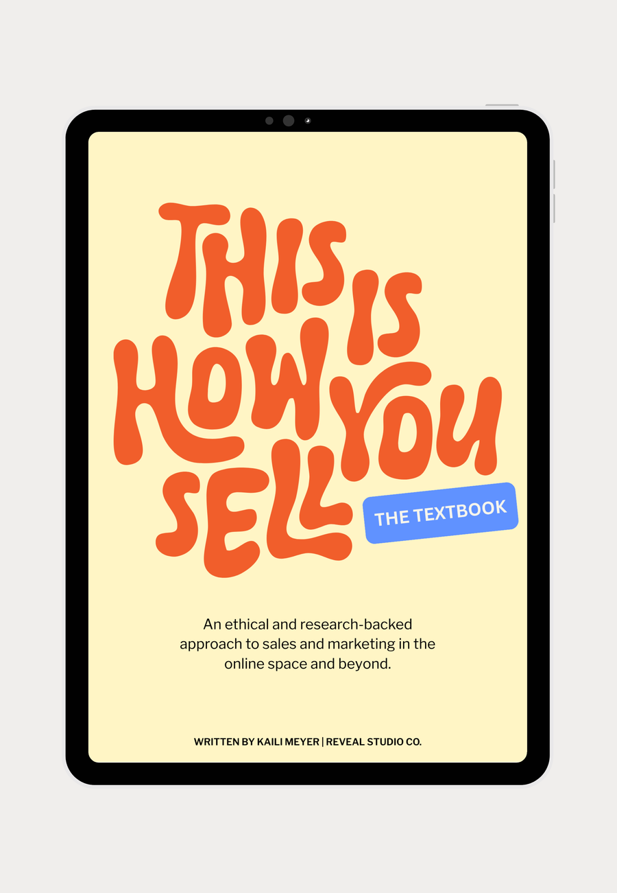 This Is How You Sell: The Textbook