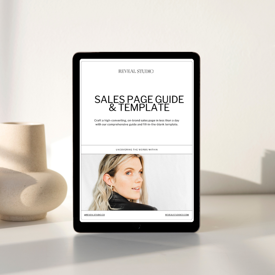 Sales Page Guide & Template