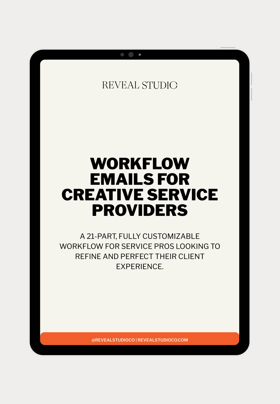 Workflow Emails For Creative Service Providers